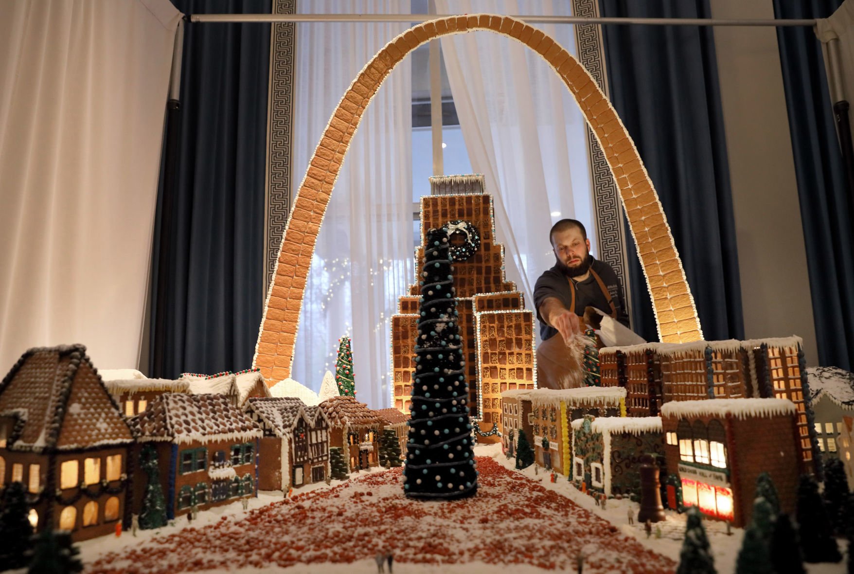 Chase Park Plaza Gingerbread houses